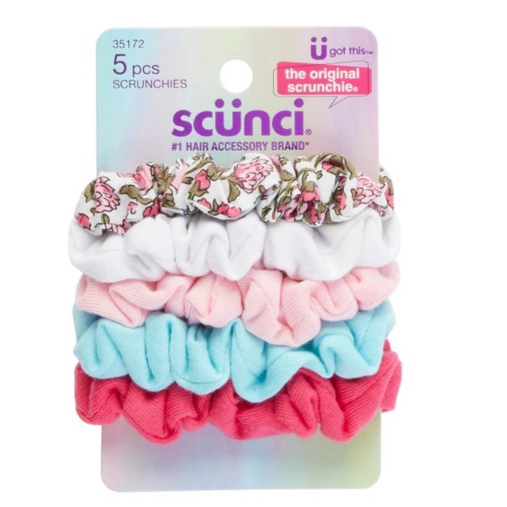Scunci kids Mini Scrunchies, 5 pack